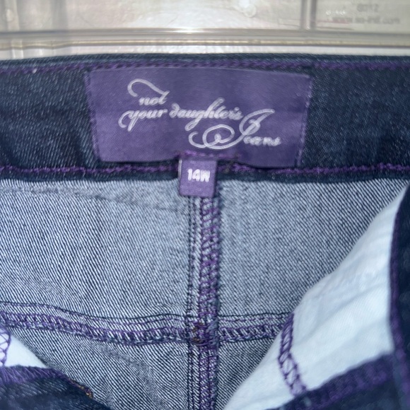 Denim Stretchy Pencil Skirt by Not Your Daughter’s Jeans - Size 14W - Picture 4 of 4